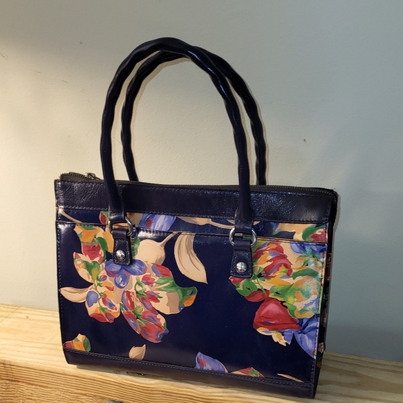 🌺Beautiful Patricia Nash Josselin Leather Satchel - Picture 4 of 16